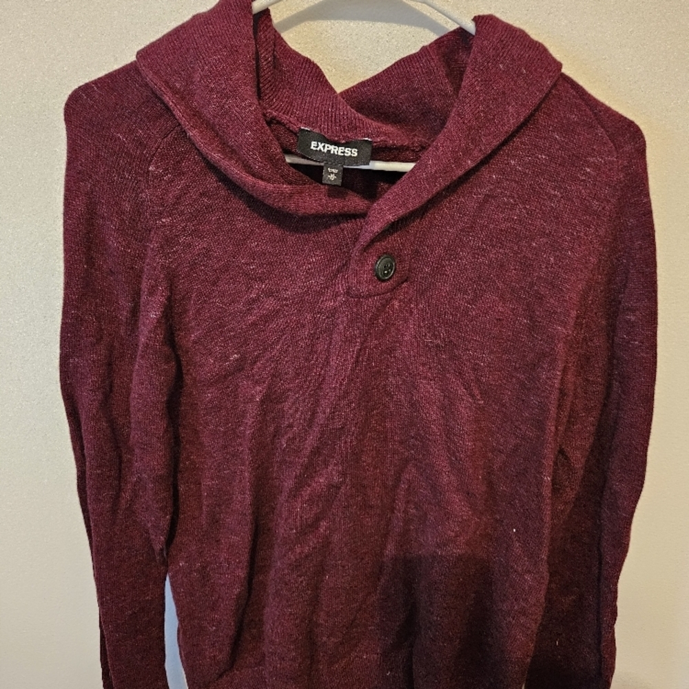 Express Burgundy Sweater